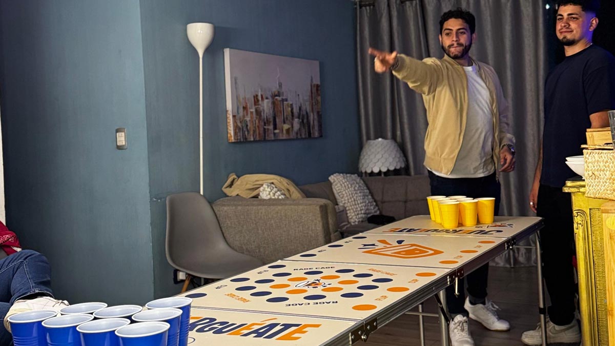 diversion en casa con beer pong jenga xxl o tabla de shots d4djwi