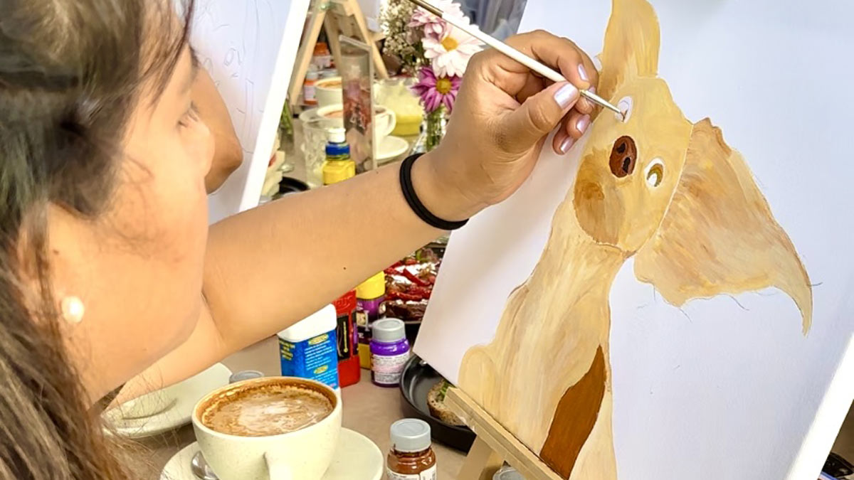 taller de arte pinta a tu mascota en lienzo 0pmao3