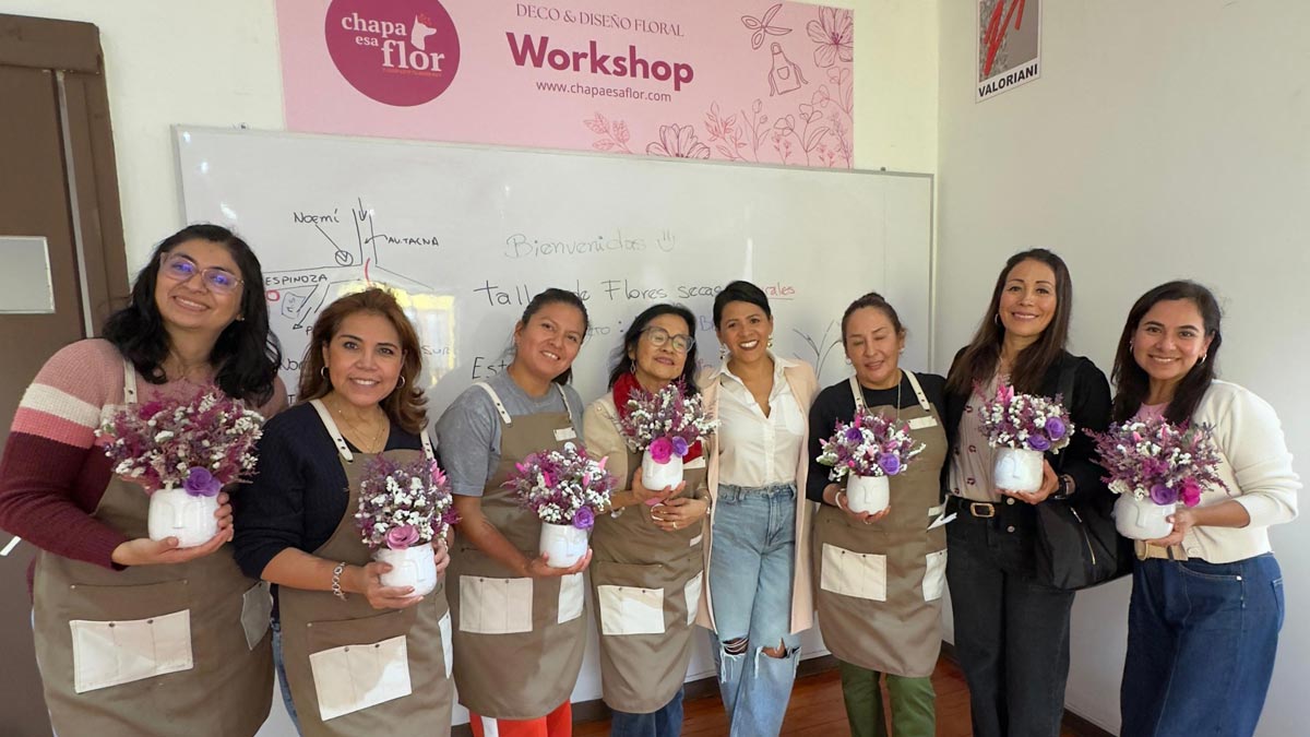 taller haz tu propio bouquet de flores secas en lima axnusu