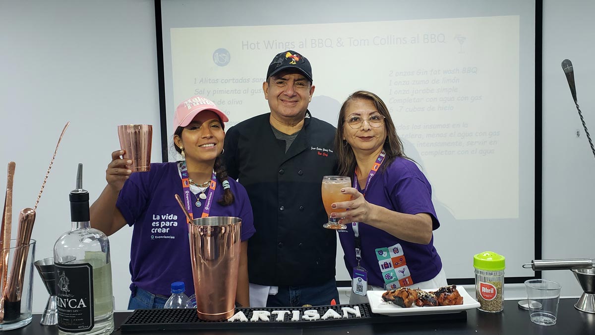 curso corporativo de bar chef maridaje perfecto de cocteles y tapas header