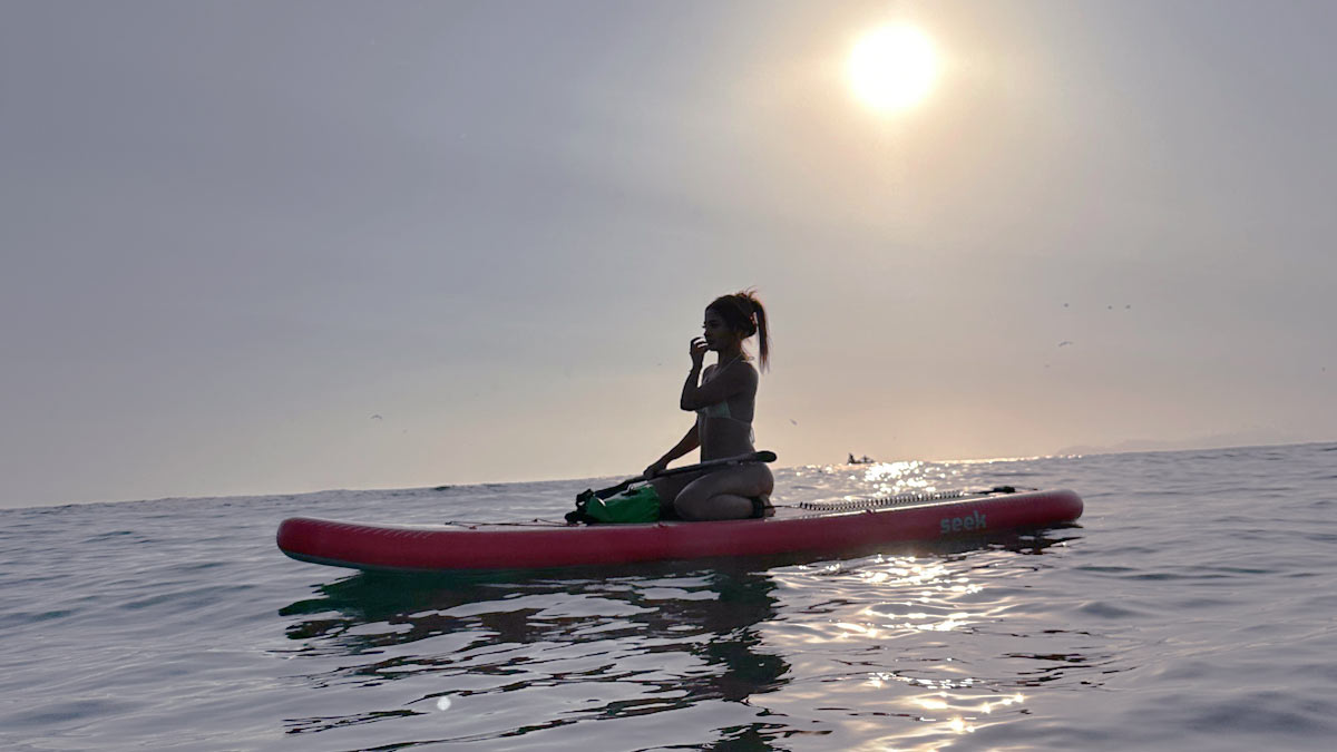 experiencia de paddle al atardecer y fogata en lima c9r1ac