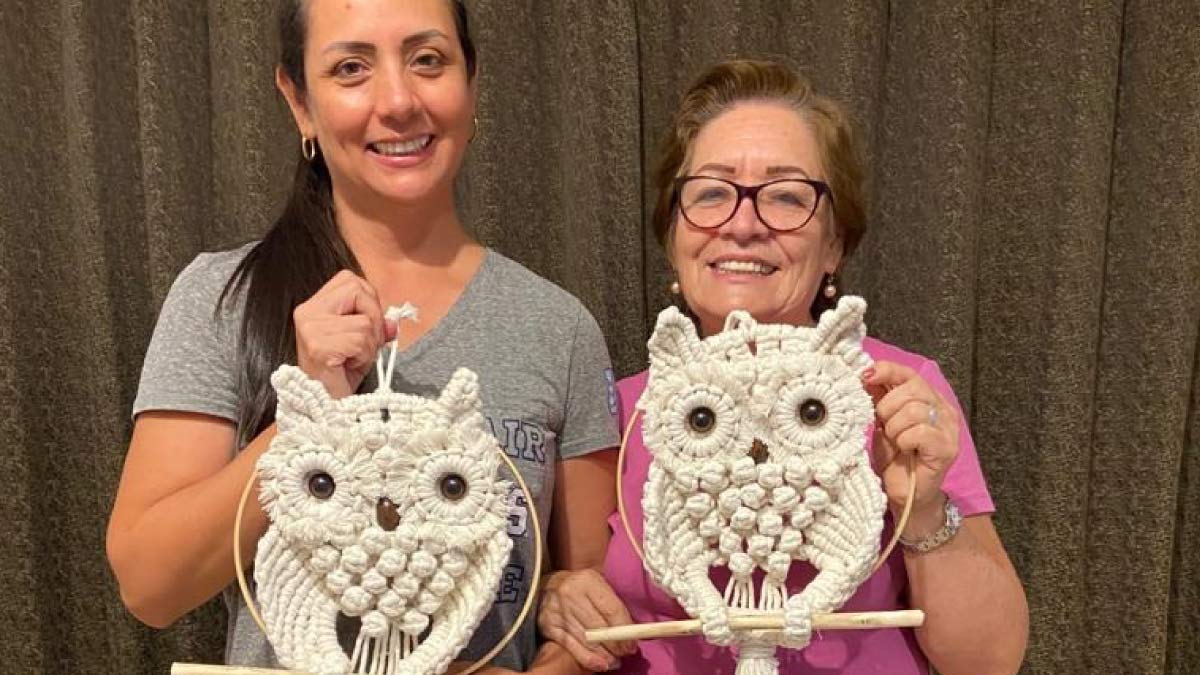 taller de macrame proyecto letter rack y tapiz pluma jnqkuo