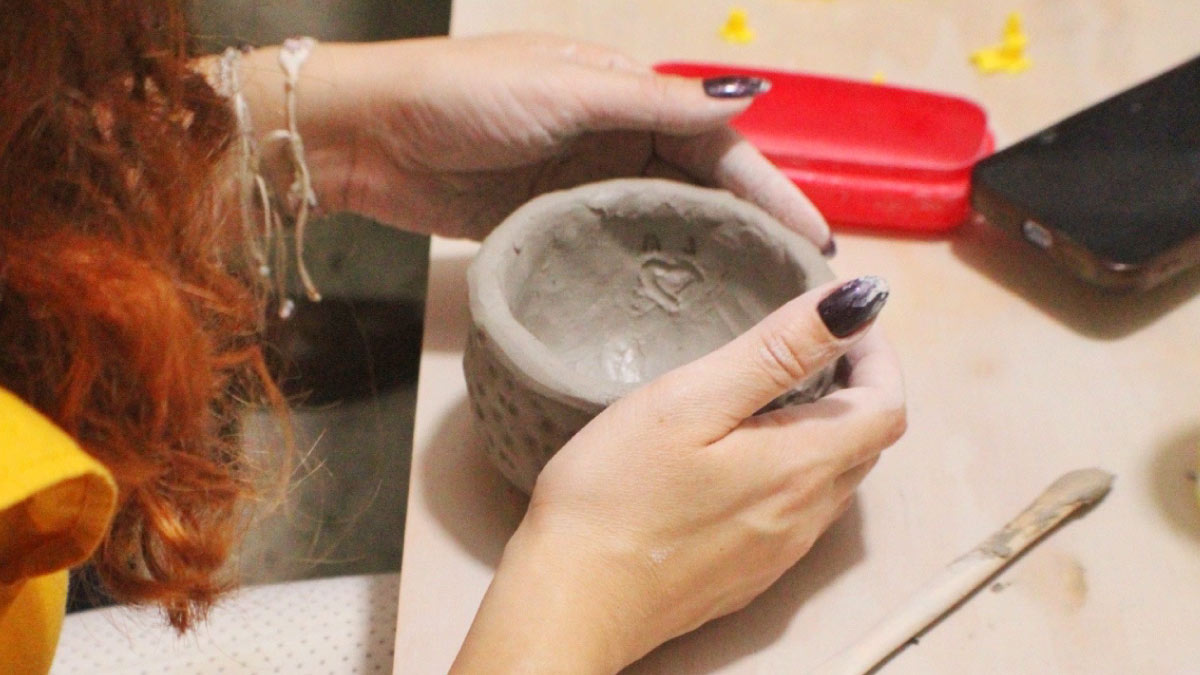 sesión creativa - taller de cerámica artesanal 2