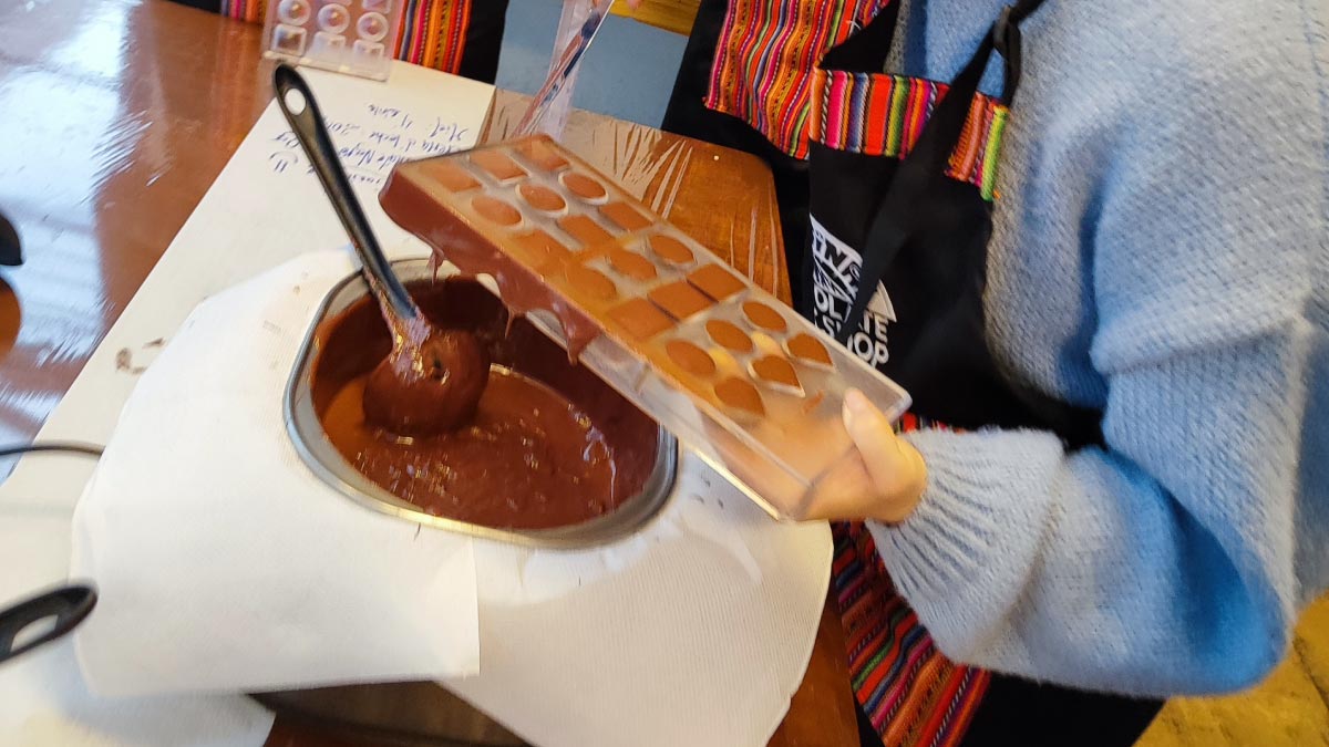 taller de chocolate al estilo belga con cacao 100% orgánico 4