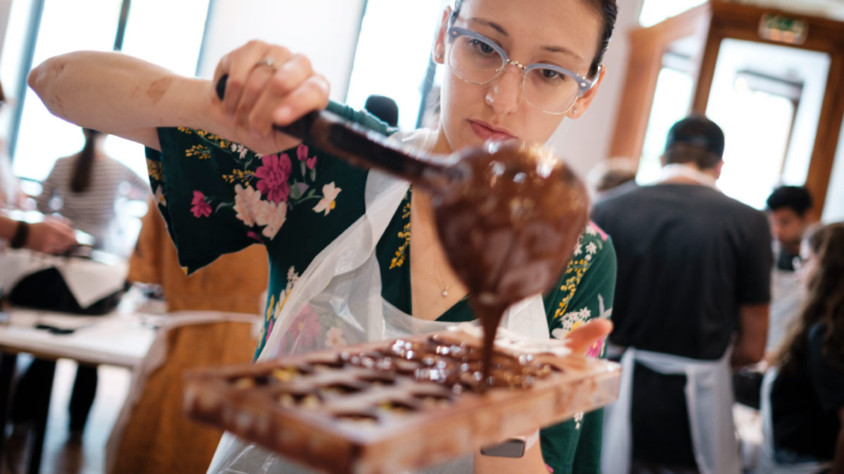 taller de chocolate al estilo belga con cacao 100% orgánico 7