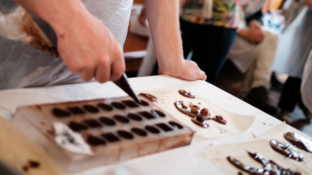 taller de chocolate al estilo belga con cacao 100% orgánico 8