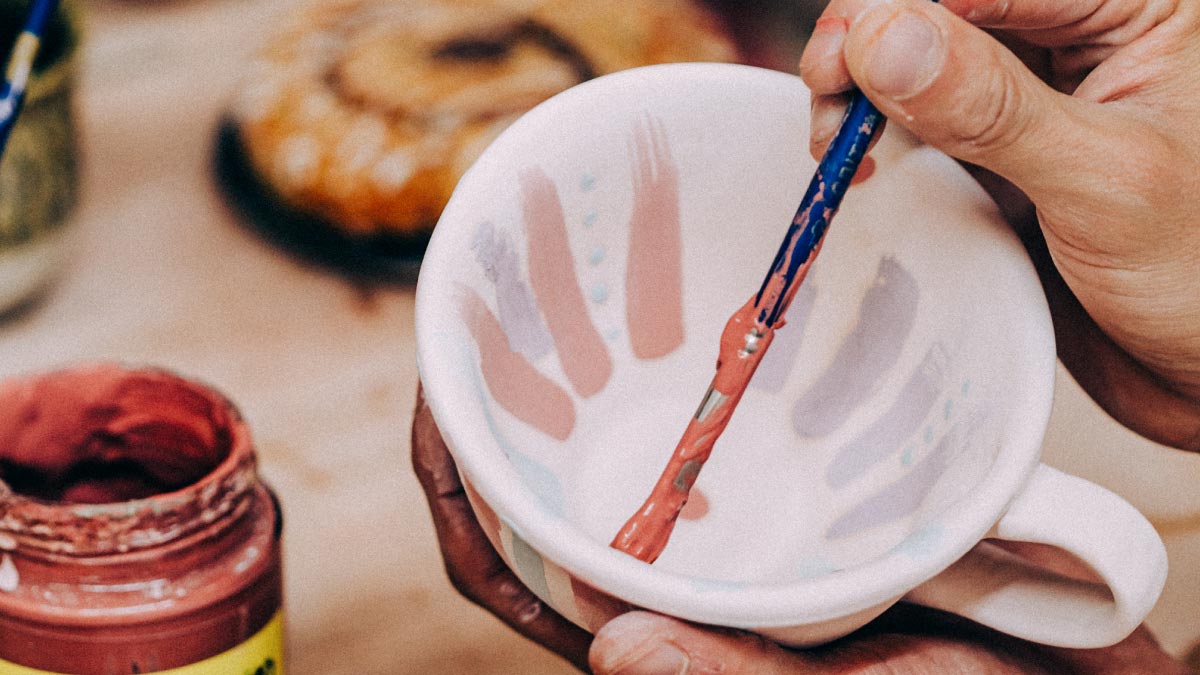 taller de pintura en cerámica bizcochito - domingueros 0